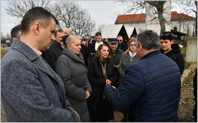  Obilazak  klizišta u Velikoj Vrbici, opština Kladovo 