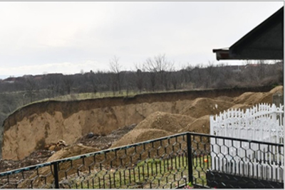  Обилазак  клизишта у Великој Врбици, општина Кладово