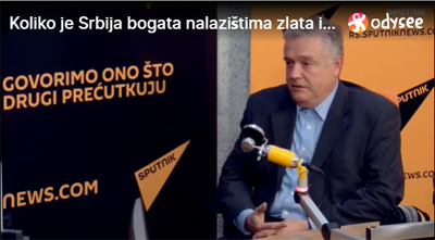  Koliko je Srbija bogata nalazištima zlata i retkih metala: Zamenik direktora zavoda Srbije, Predrag Mijatović,Sputnik Srbija