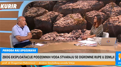 DIREKTOR GEOLOŠKOG ZAVODA, prof. dr Dragoman Rabrenović: „Geolog otkriva uzrok nastanka džinovskih pukotina na tlu Amerike! Slično se desilo u Tuzli, a da li ova opasnost preti i Srbiji?!